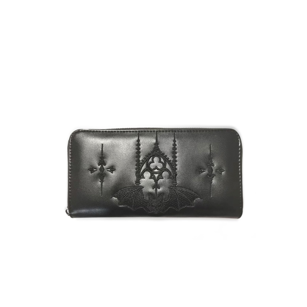Banned - Gothic Bat Damen Geldbörse - Schwarz